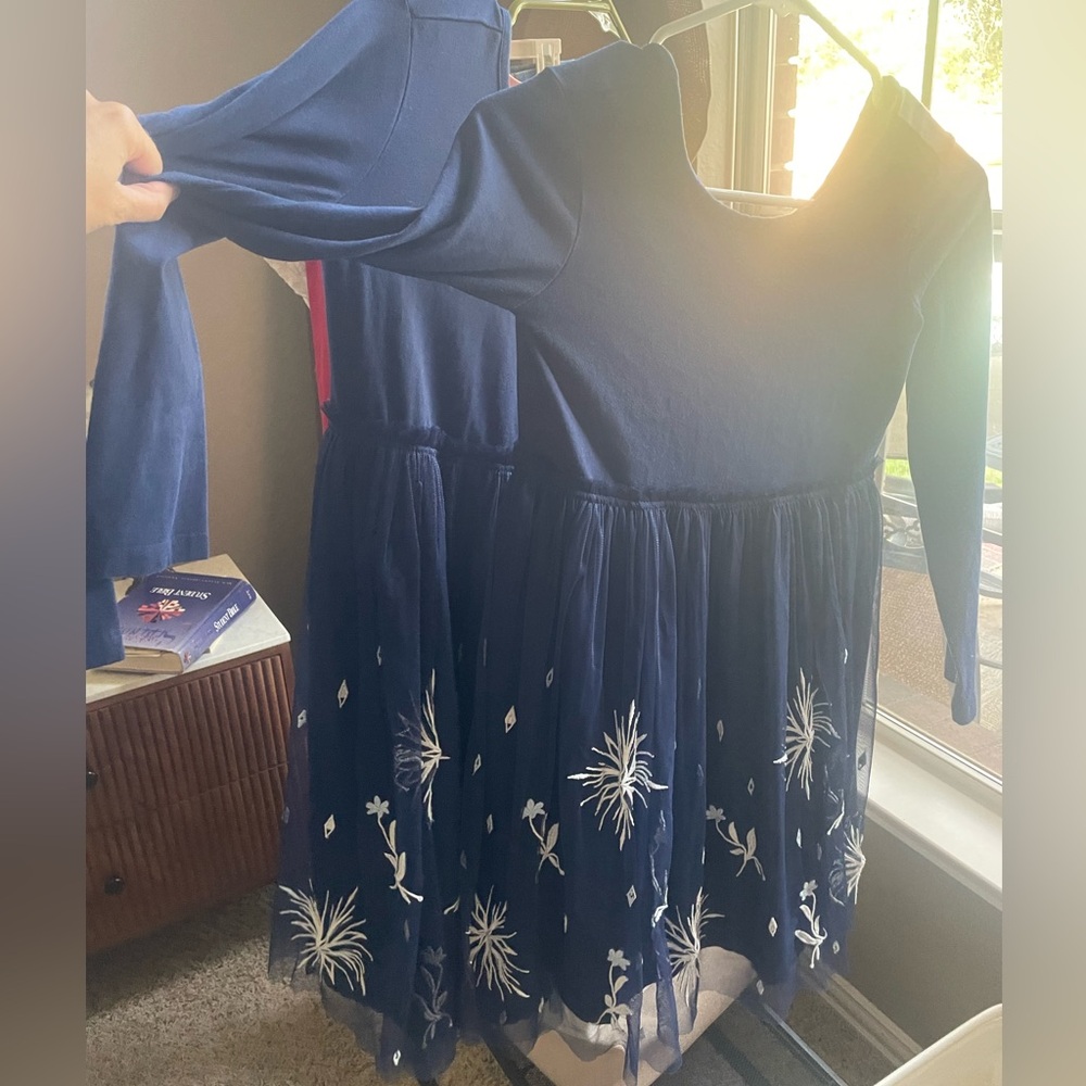 Matching Disney Frozen Sister Dresses by Hanna Andersson - Picture 5 of 7